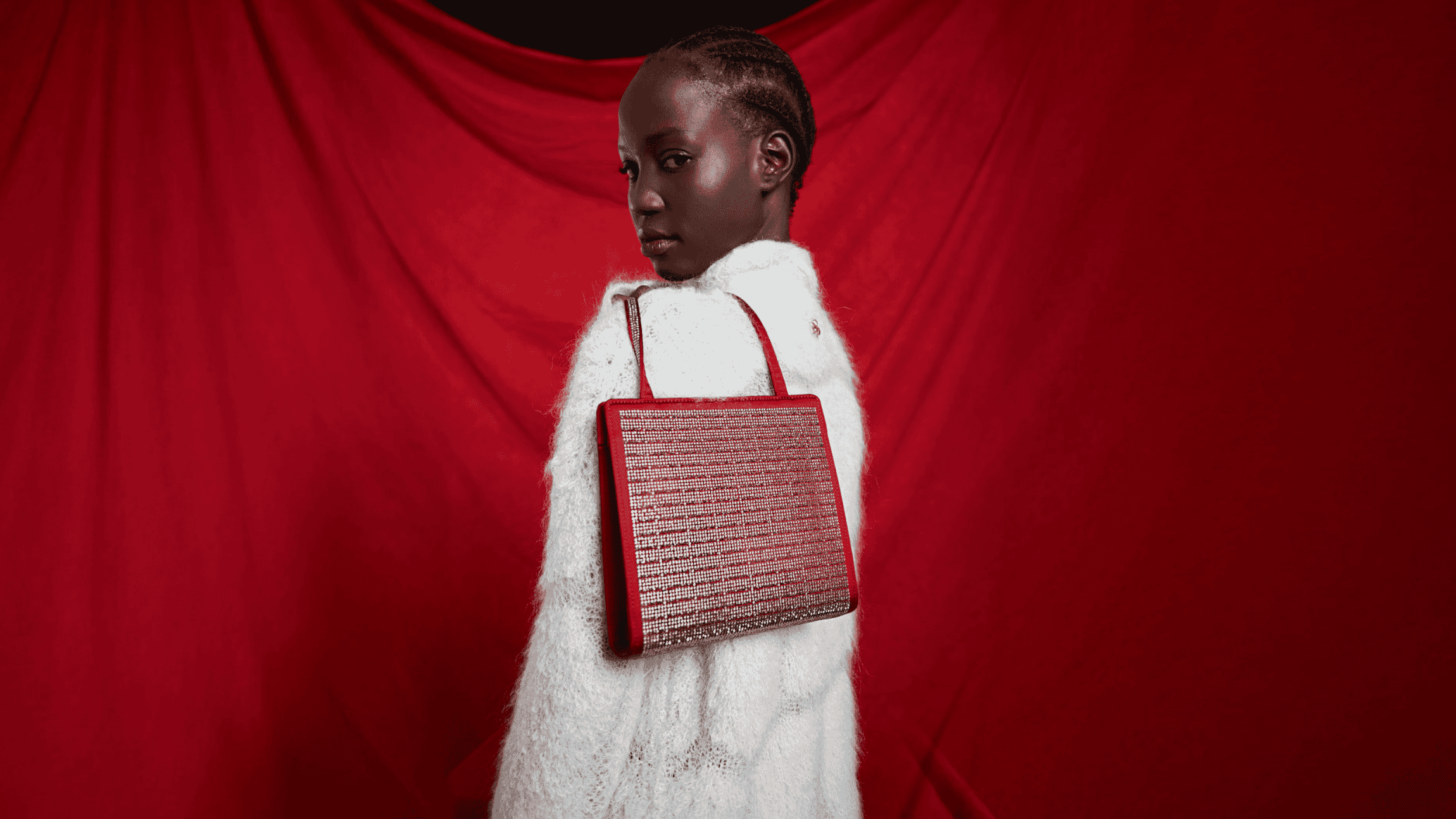 Elegant red bag