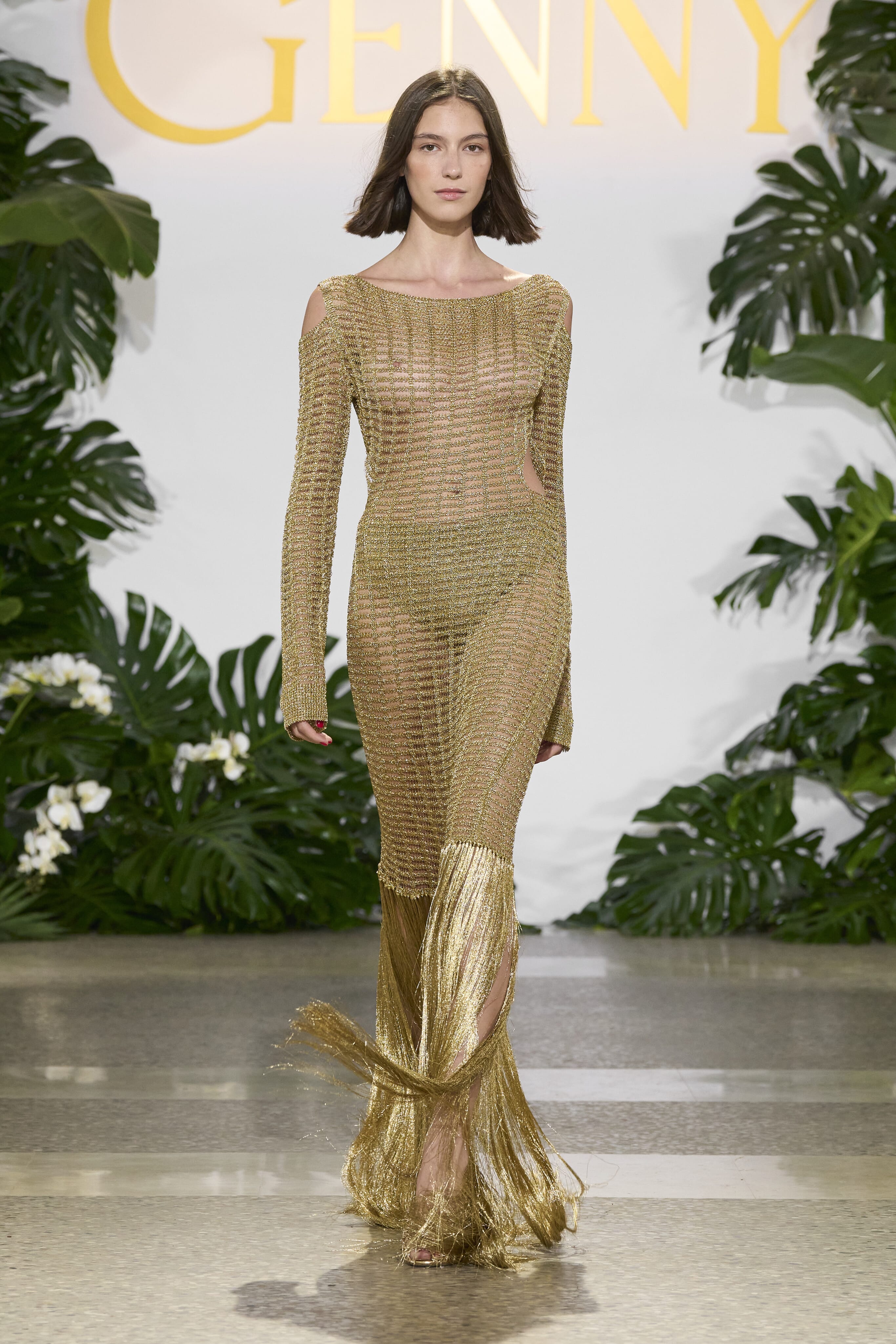 ワンピース Genny SS24 LONG DRESS (76AAO443_N0071899) Spring Summer Collection: luxury dresses for women | Genny